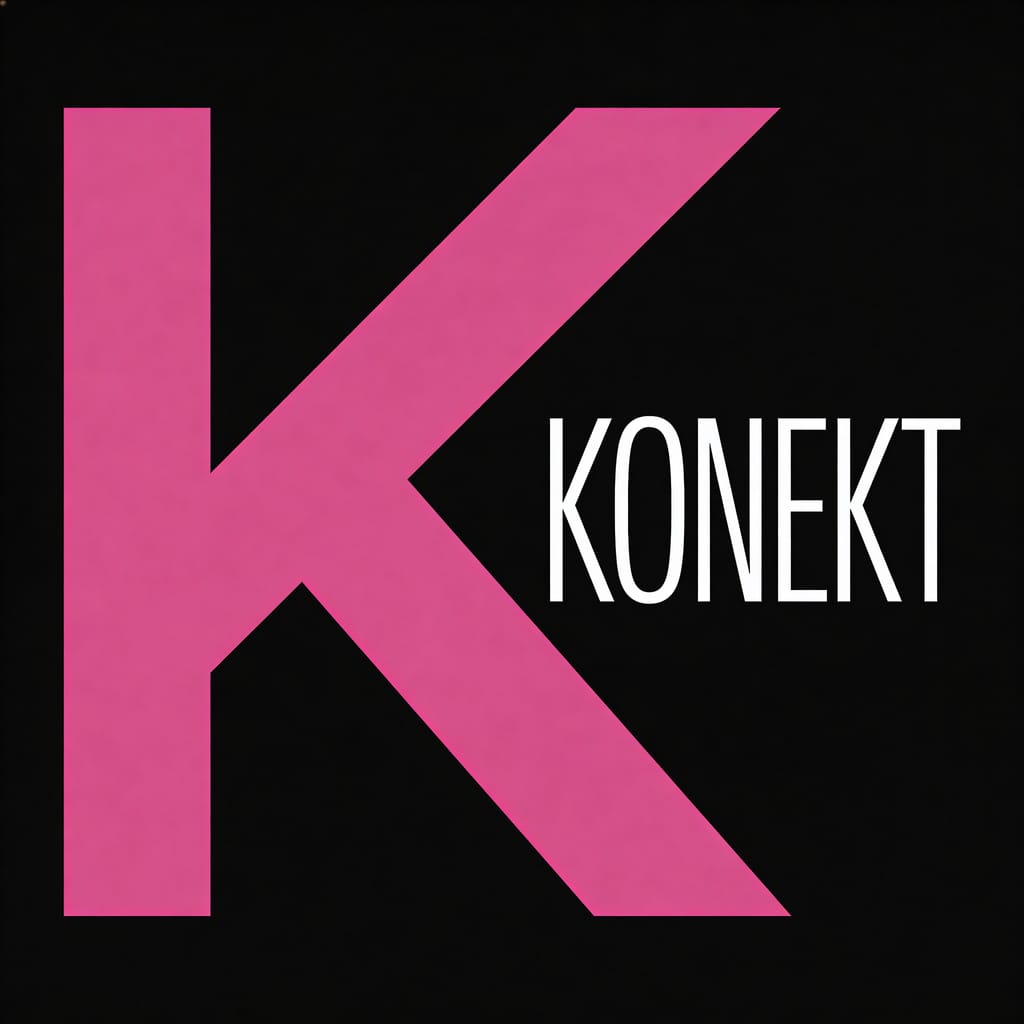 KONEKT — logo startupu, litera K